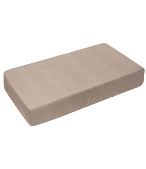 Frotinė paklodė su guma „Beige Terry sheet“. Paklodės su guma