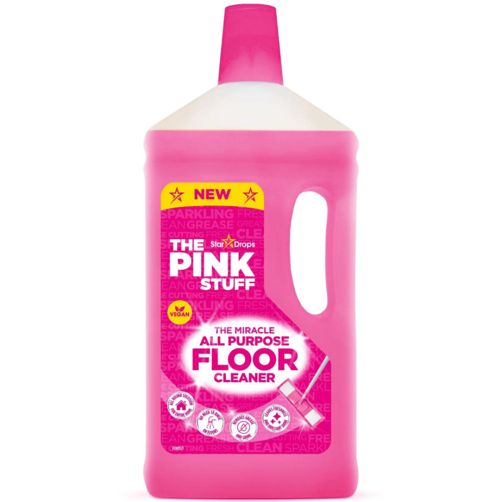 Grindų ploviklis „Floor cleaner“. Valikliai. Grindų valiklis „the pink stuff“, skirtas spindinčiai švarioms grindims.