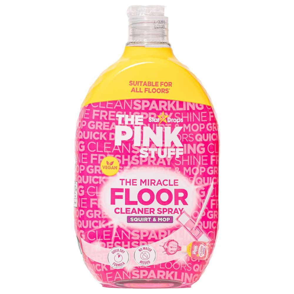 Grindų ploviklis „The Pink Stuff miracle floor cleaner“. Valikliai. Stebuklingas grindų valiklis „pink stuff“, skirtas giliai išvalyti grindis, kad jos spindėtų ir būtų gaivios ir gyvybingos.