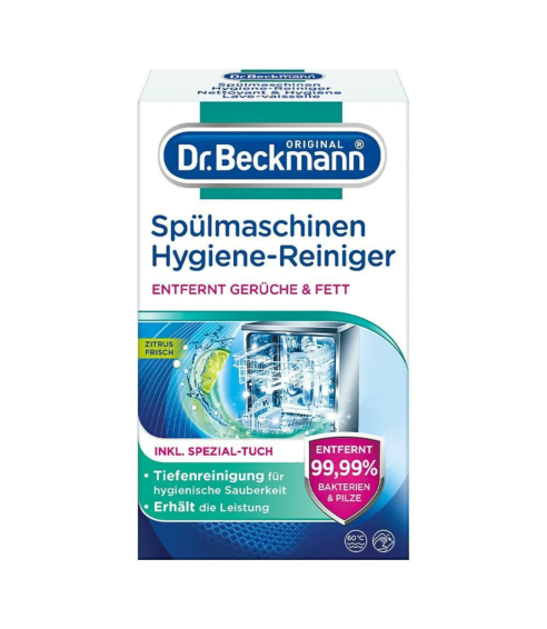 Indaplovių valiklis „Dishwasher cleaner Dr. Beckmann“. Valikliai