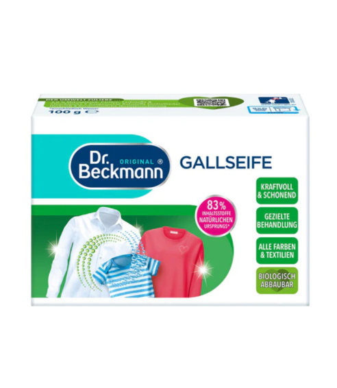 Dėmių valymo muilas „Gall soap Dr. Beckmann“. Valikliai