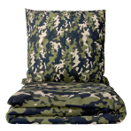 Viengulės patalynės komplektas „Camouflage“. Vaikiška patalynė, 140x200 cm, 150x200 cm, 160x200 cm
